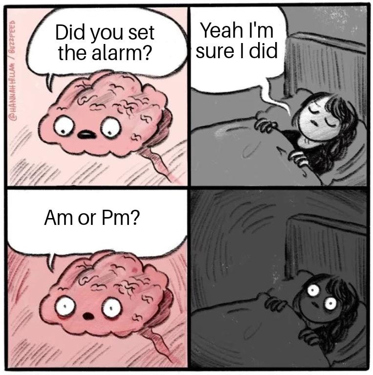 Man let me sleep