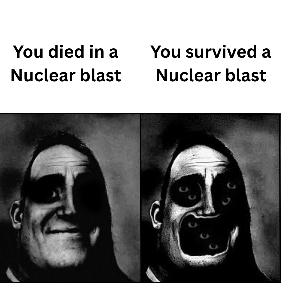 "the living will envy the dead"