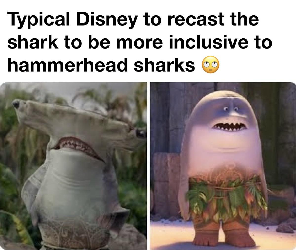 Not even the sharks are safe from Disney!