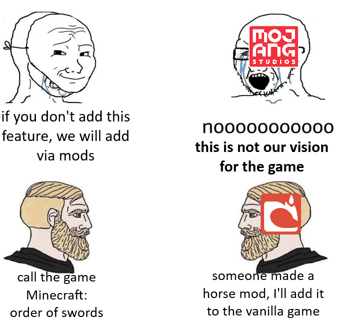 minecraft: now vs then