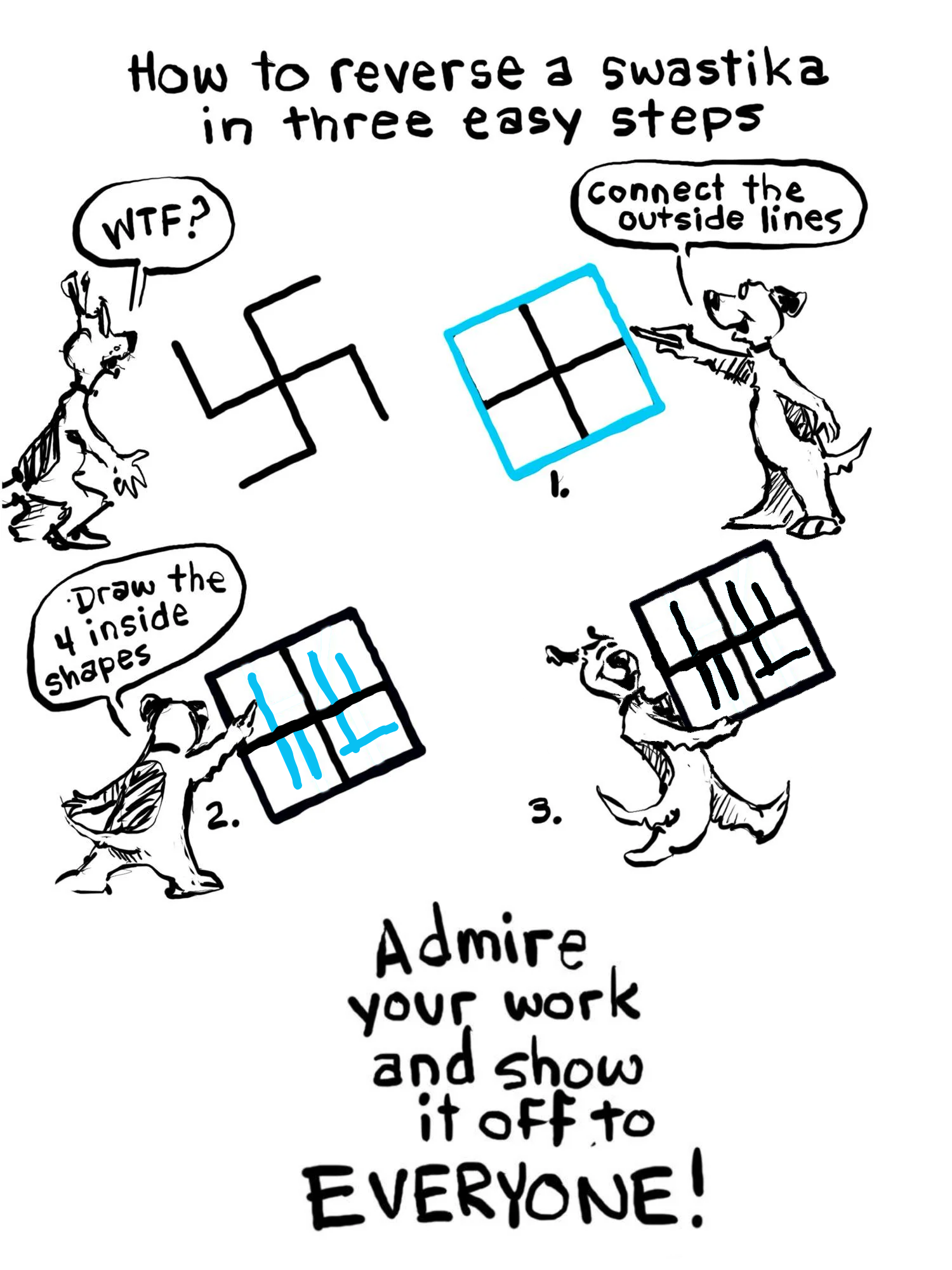 How to fix hateful graffiti