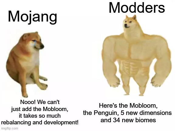 When a random modder does more work in a single week than actual game devs in years