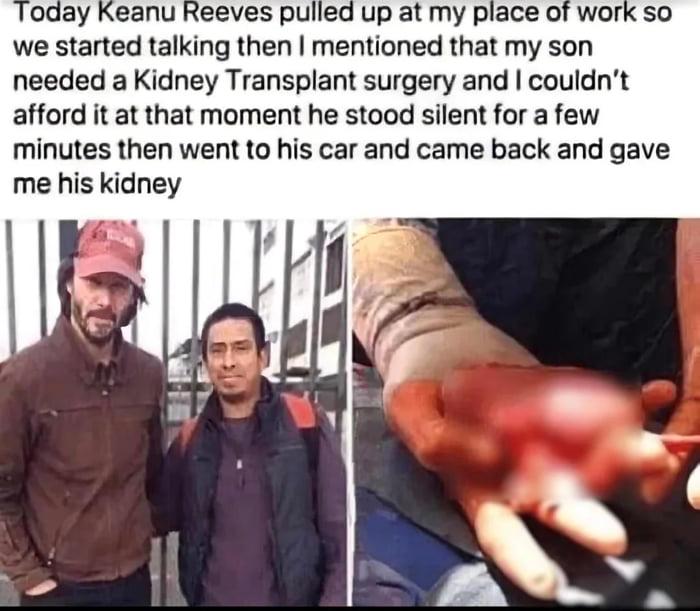 Keanu is a king 👑