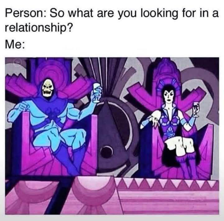 Someone as sinister and sassy as me.