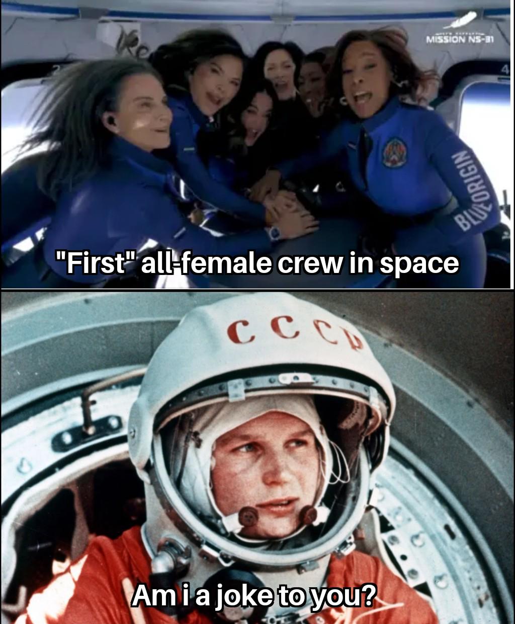 The words "crew" and "space" have also been doing a lot heavy-lifting in the headlines...