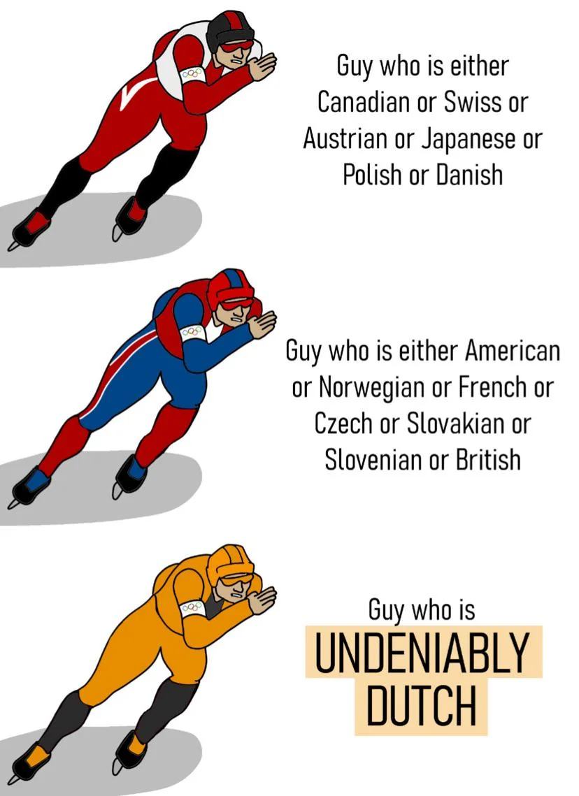 Dutch athletes are not easily missable!