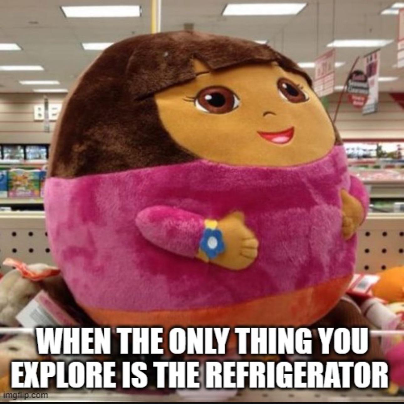 Packing snacks Dora