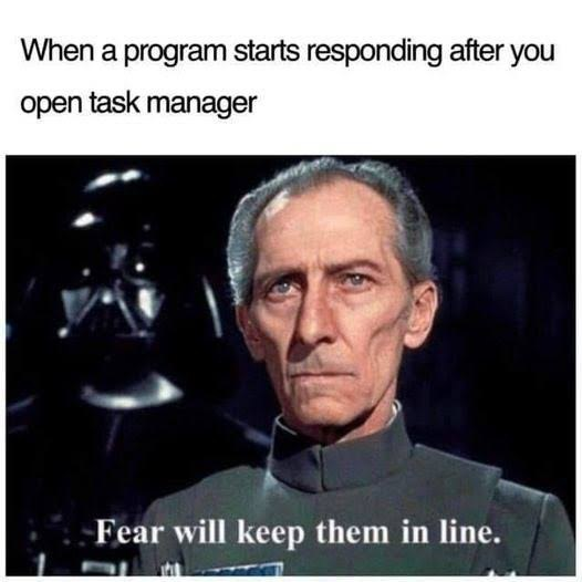 You underestimate my power, I am your father
