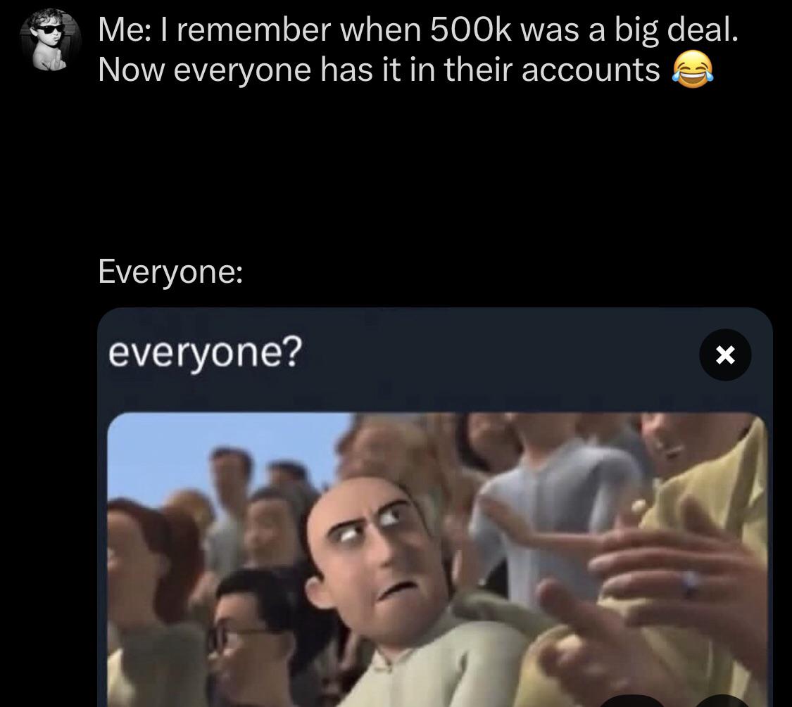 As how? Speak for yourself