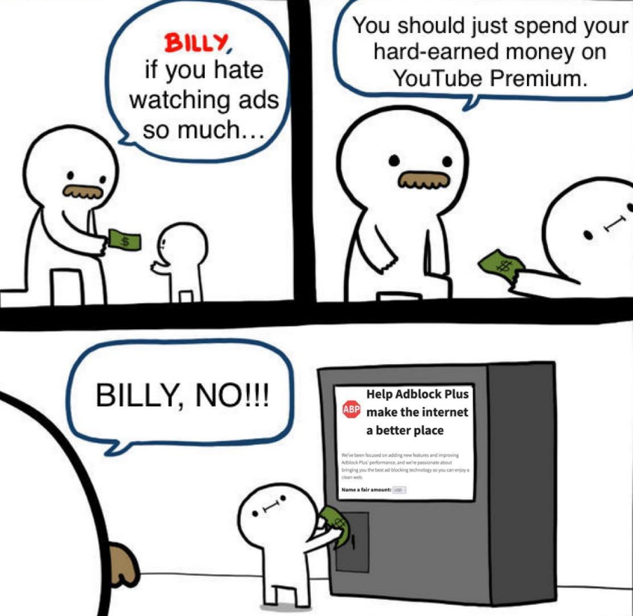 Billy is not alone at this