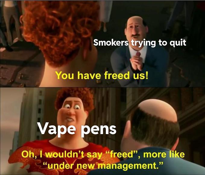 Nicotine in water vapor