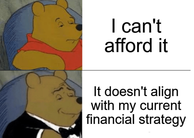 LinkedIn users explaining why they're broke
