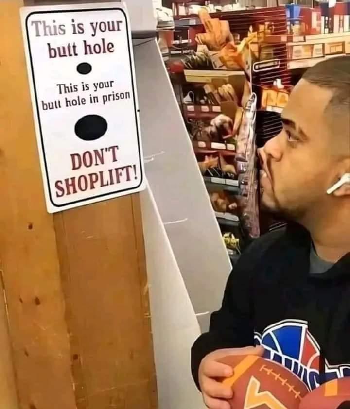 Remember kids, don't steal.