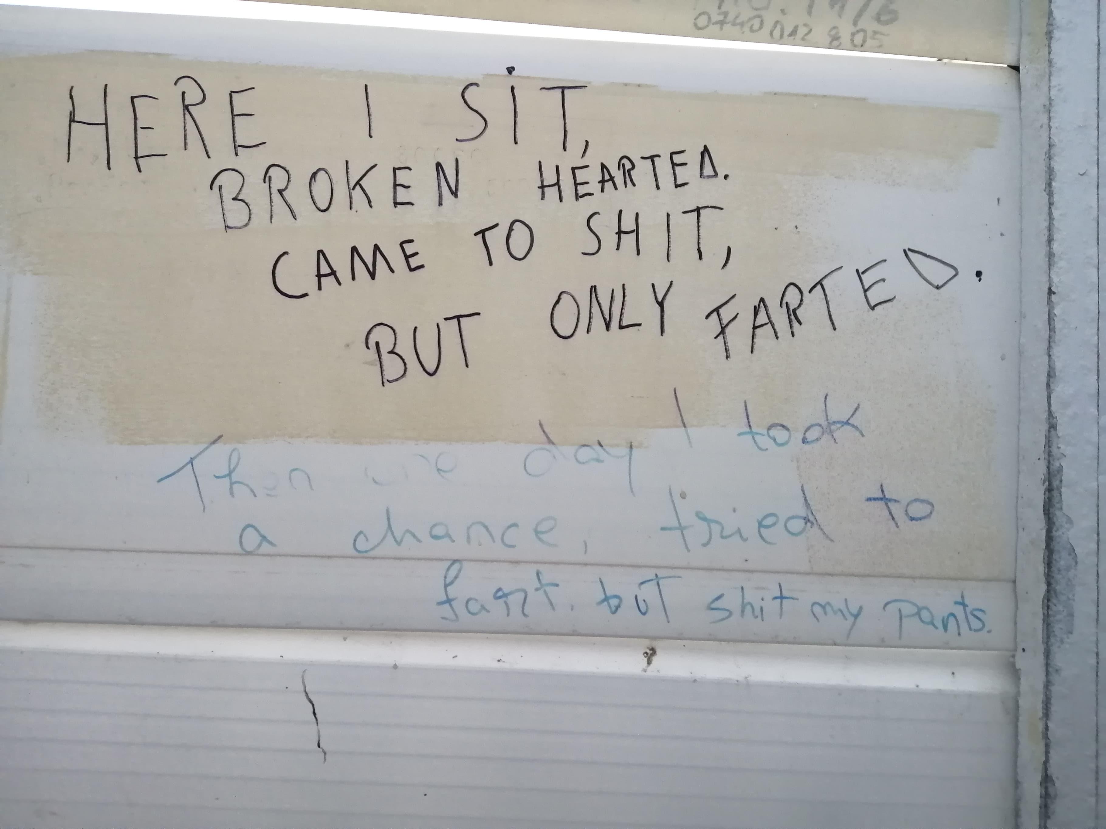 College Bathrooms be wild