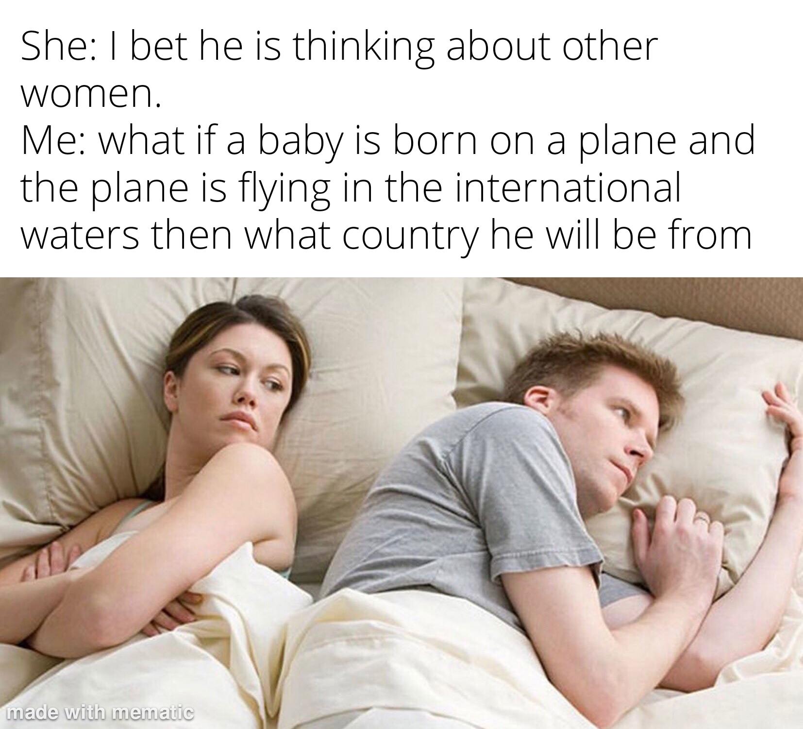 Probably the destination country will be the kid's nationality