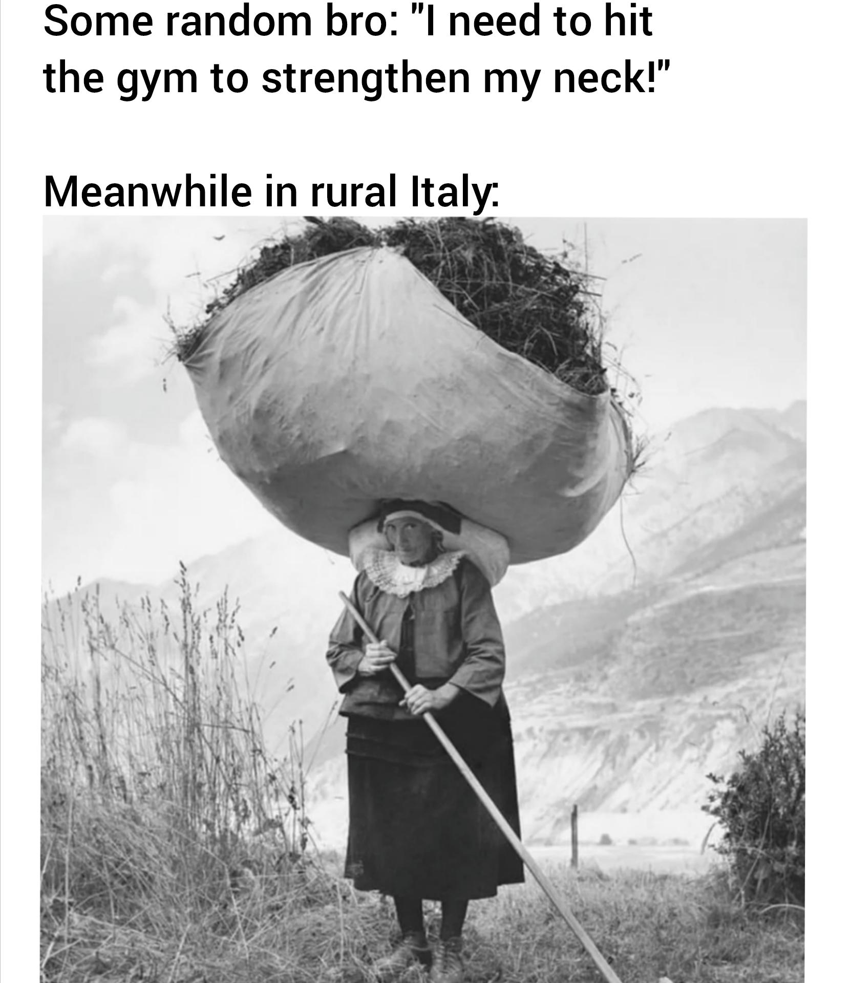 Strong neck.