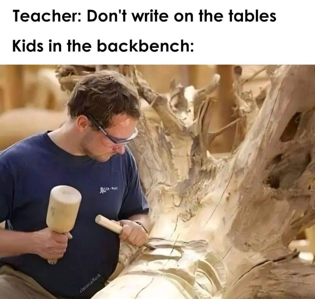 Backbenchers favourite passtime …