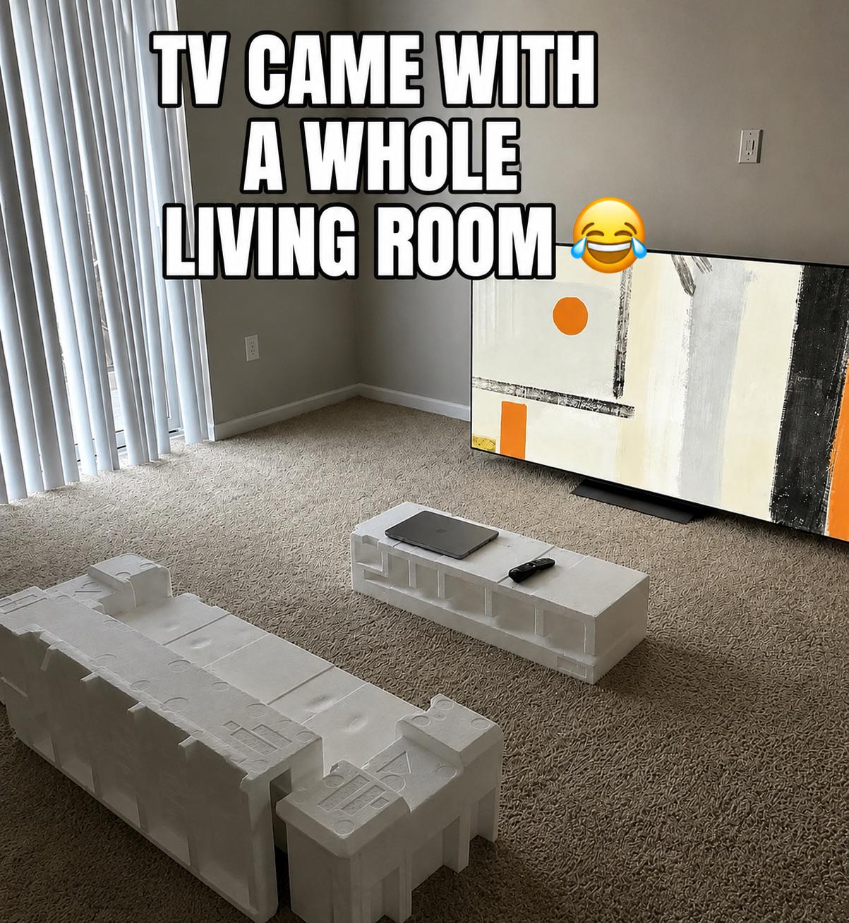 Beloved squeaky living room..