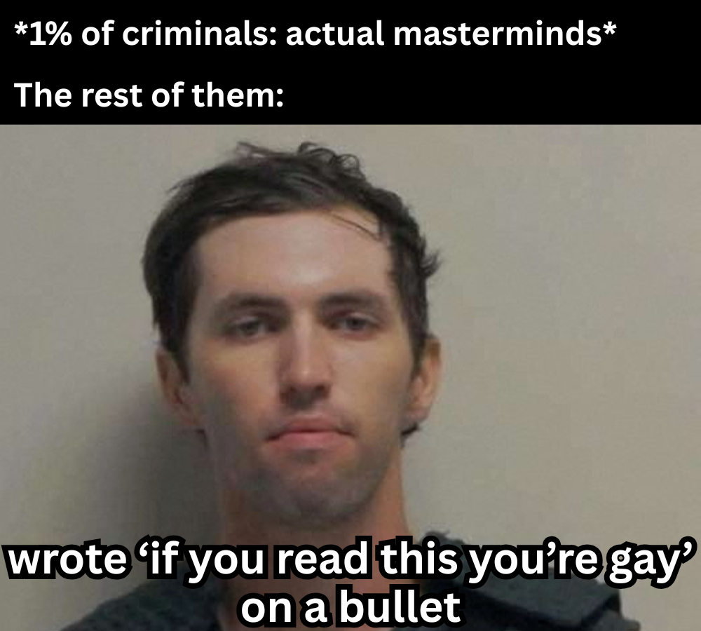 Criminally unserious