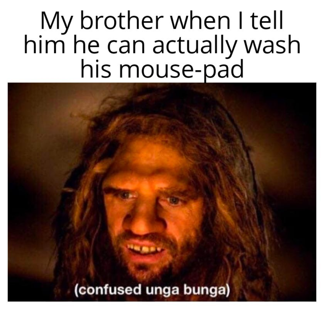 He wanted to buy a new one because its dirty