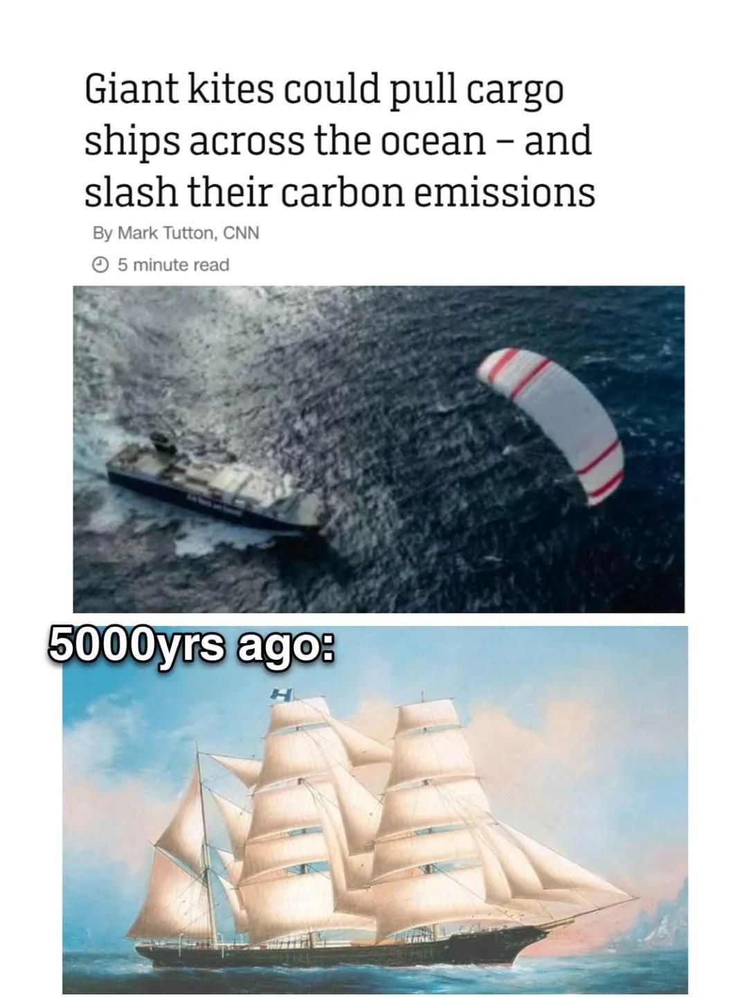 They figured out a way to sail without paying fifty men with rum and scurvy.