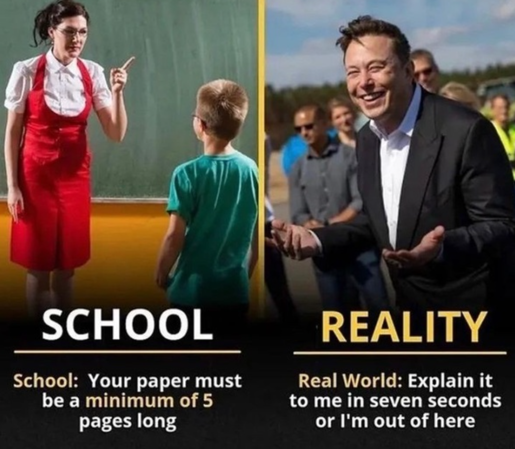 School VS Reality