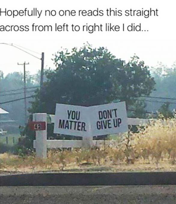 You matter!
