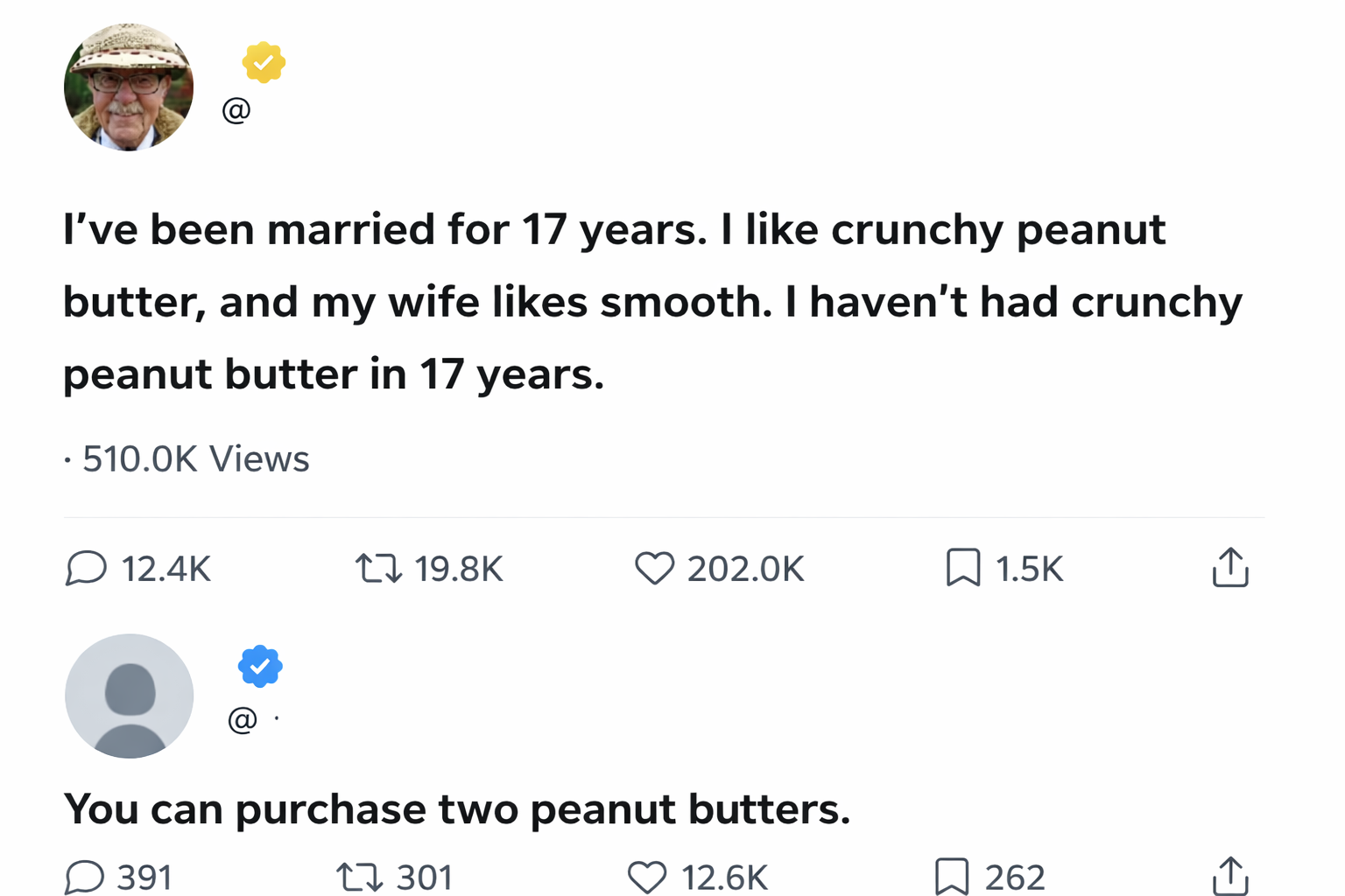 Some people really choose suffering.