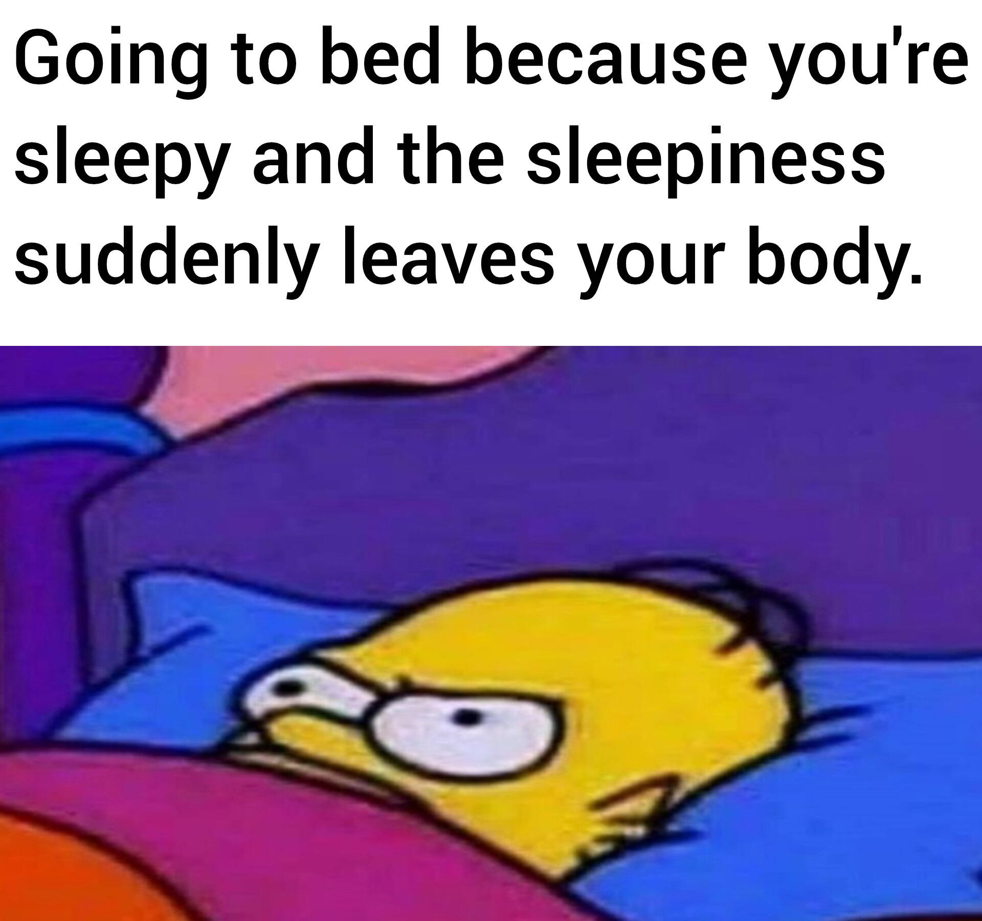 Even my own body is trolling me.