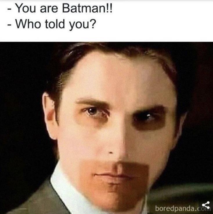 Who told you?….