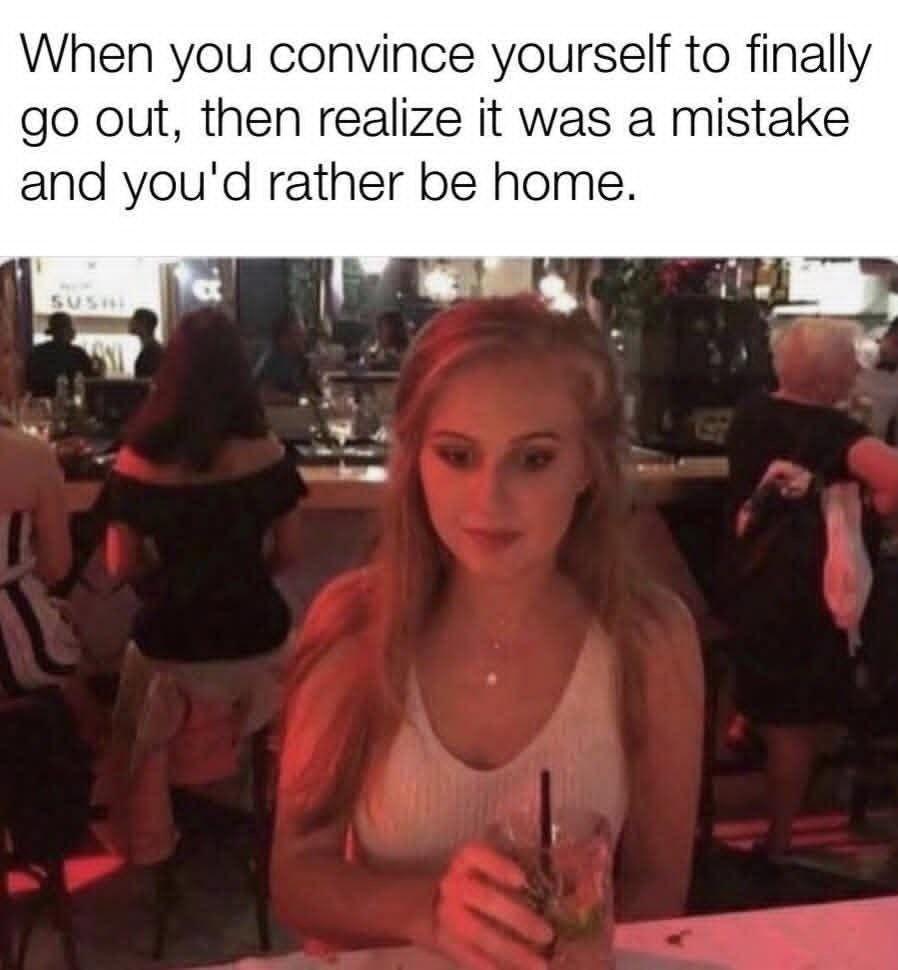 My social battery wasn’t sufficiently charged