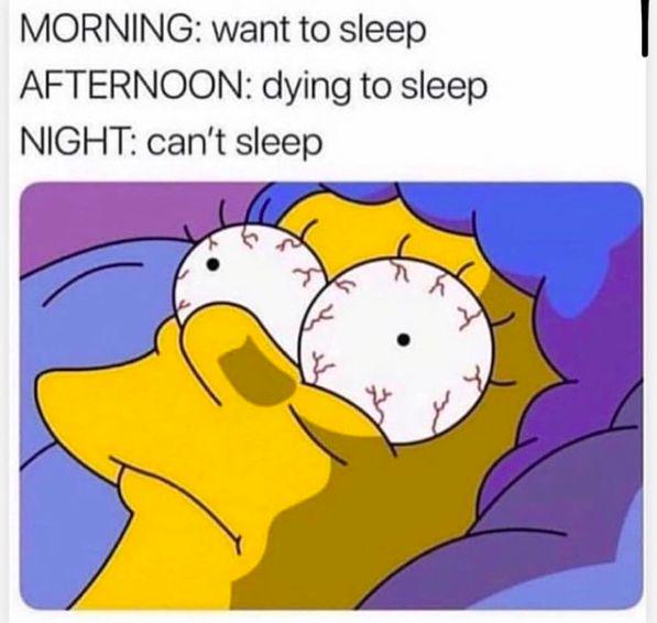 Can't sleep 😵