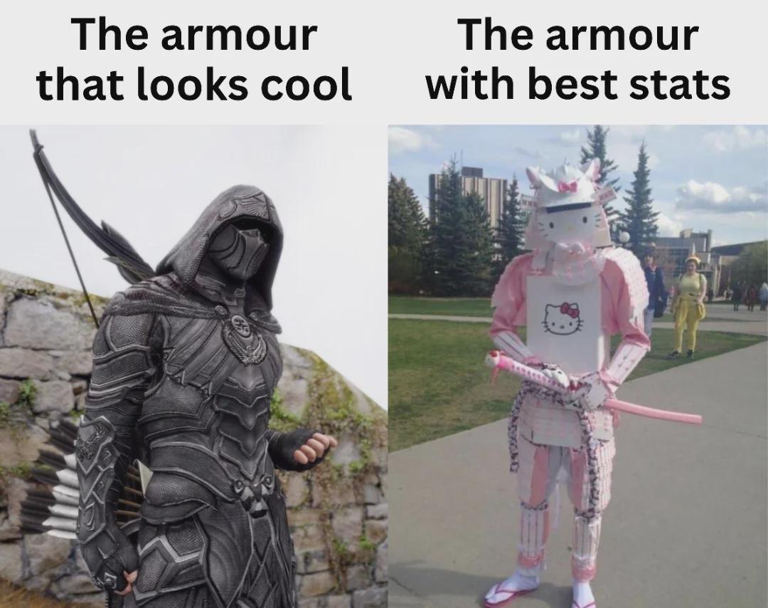 Moreover, the first armor is obtained very hard and takes a long time.