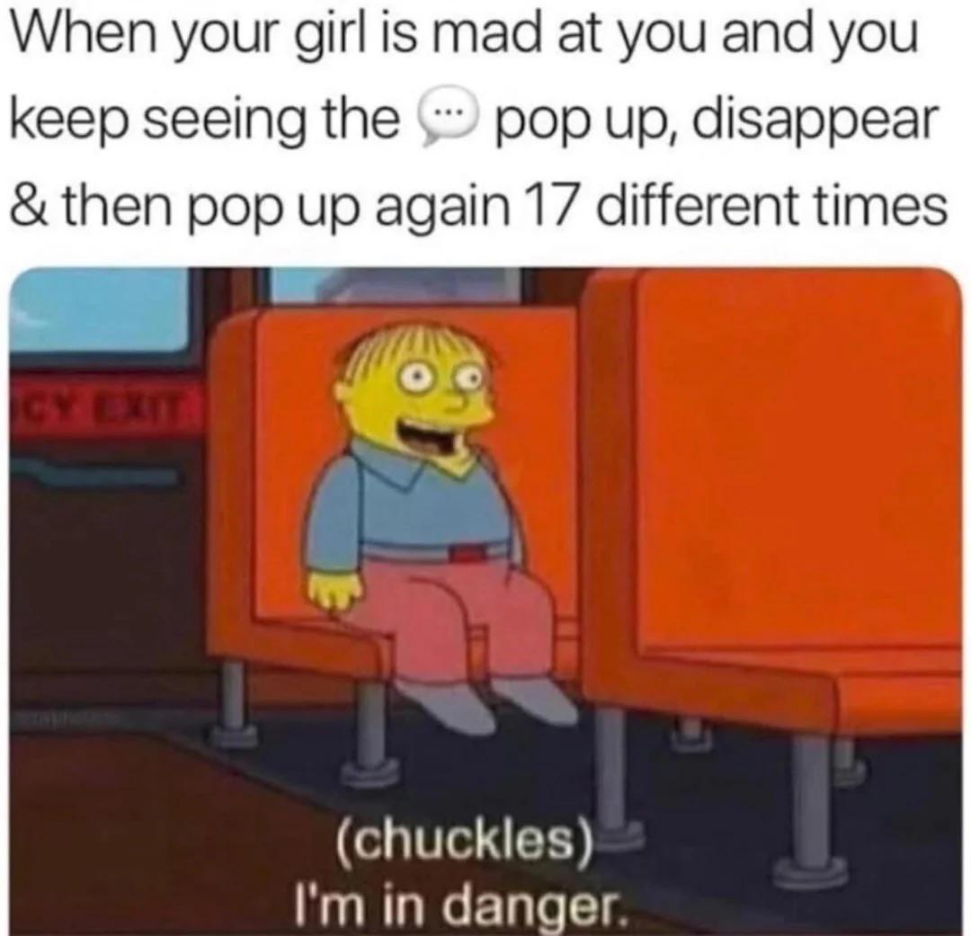 Gotta laugh whenever there’s danger