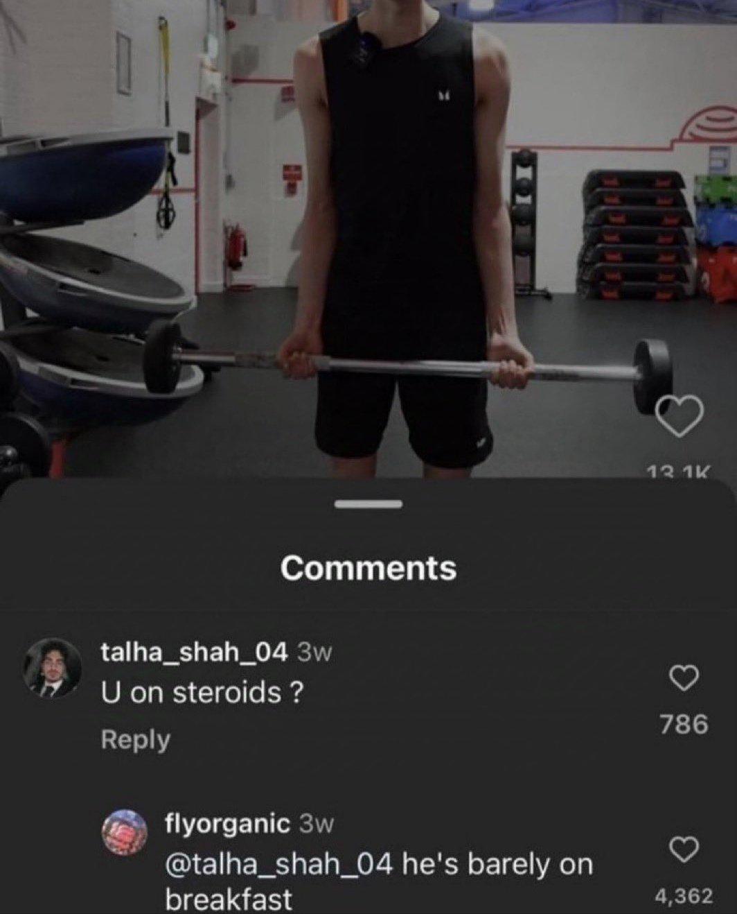 He only drinks water!