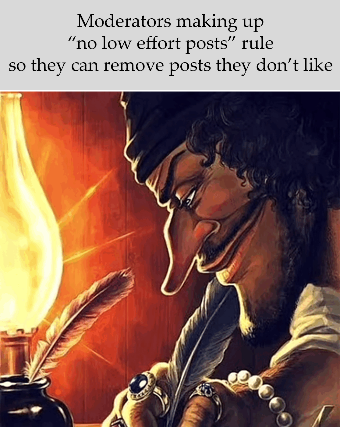 they need a reason