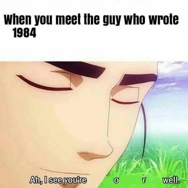 I know you, George