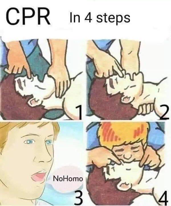 A very important step in CPR.