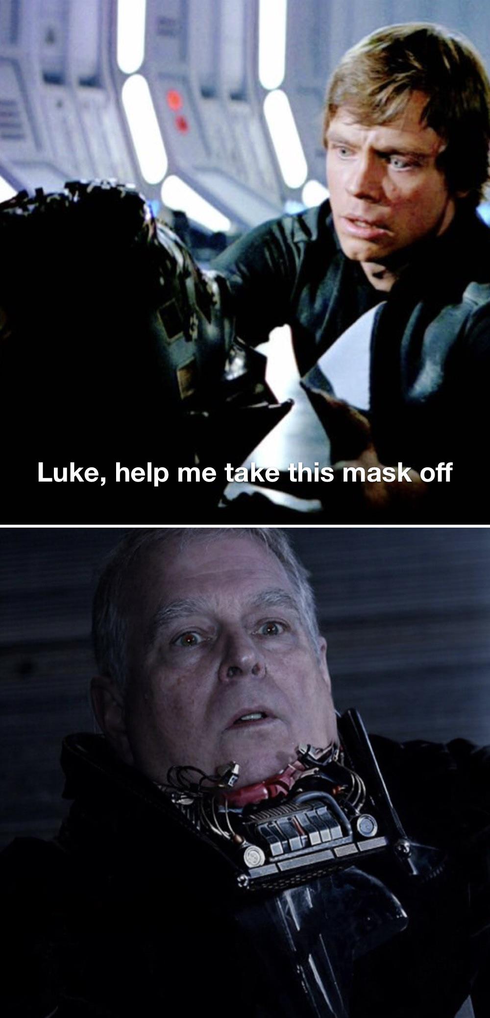 Let me look at you with my own eyes