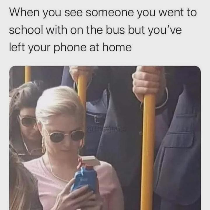 ME avoiding people all the time