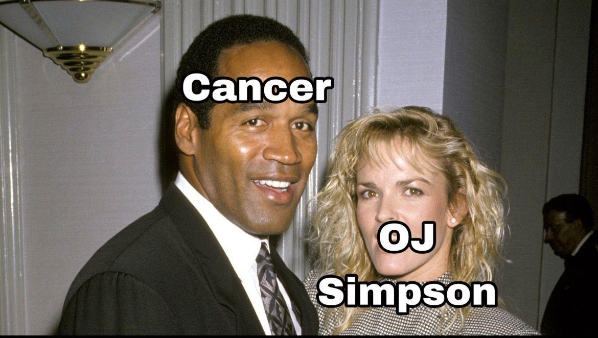 Goodbye OJ, may you rest absolutely horribly.