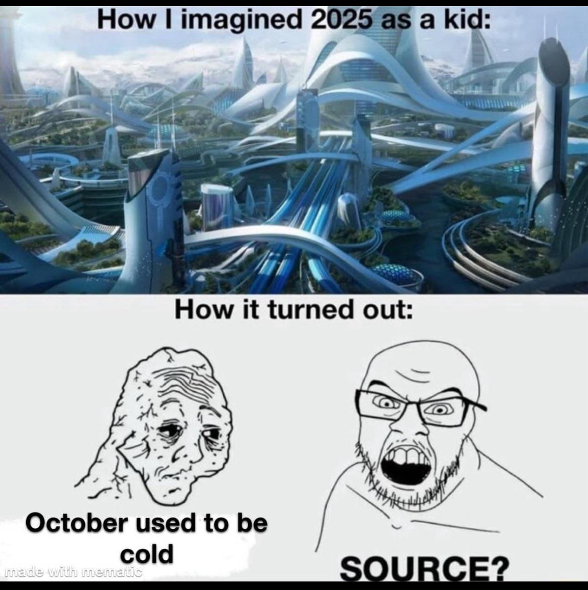 September used to be cold too