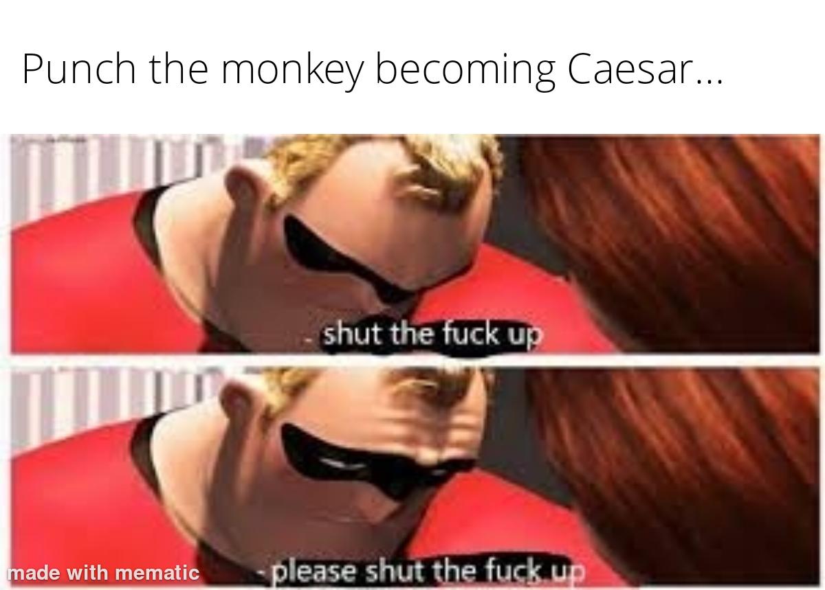 For the love of God it's a monkey