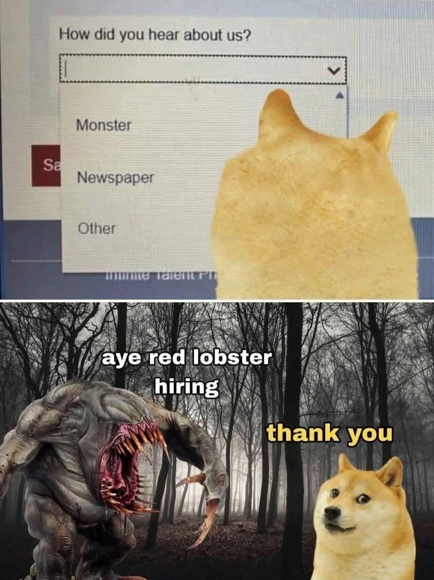 Thank you good monster 😊