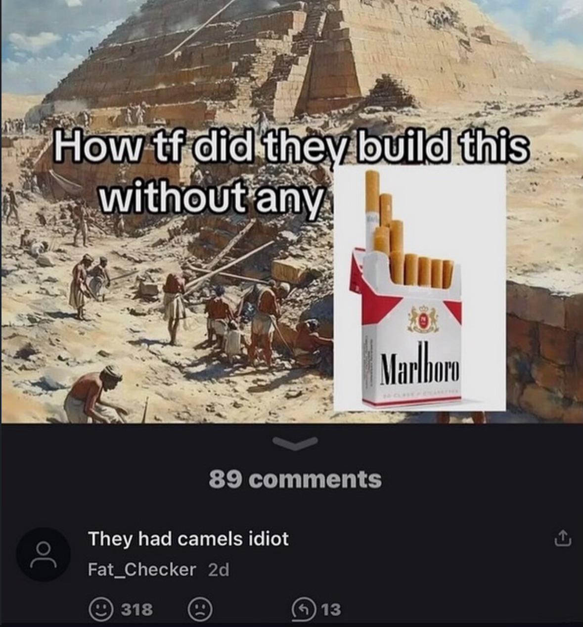 wE cOuLDnT bUiLd tHE pYrAMiDs wItH mOdeRn mAcHiNerY