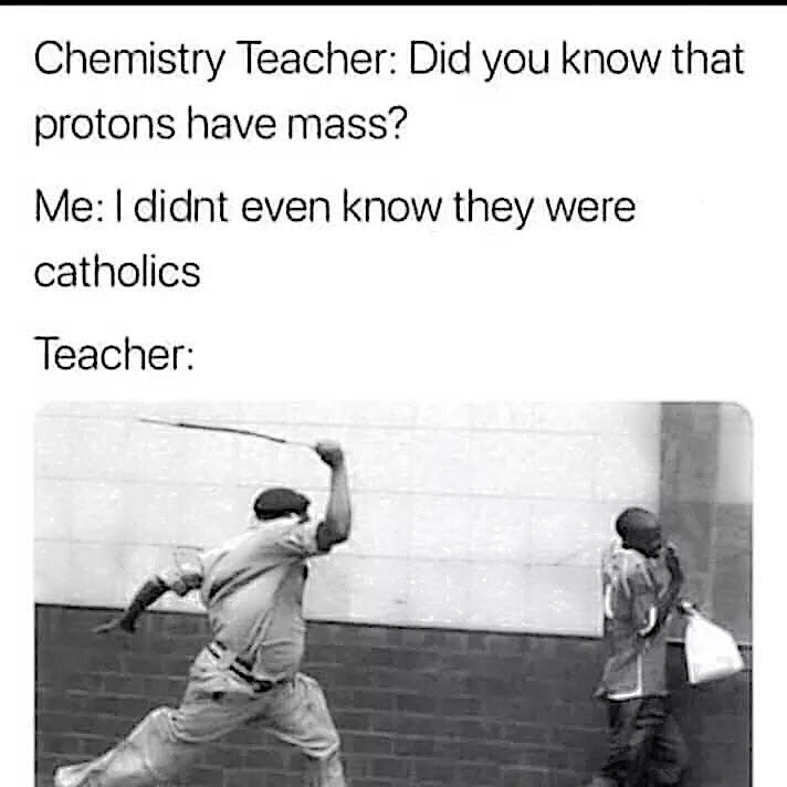 Protons are Catholics