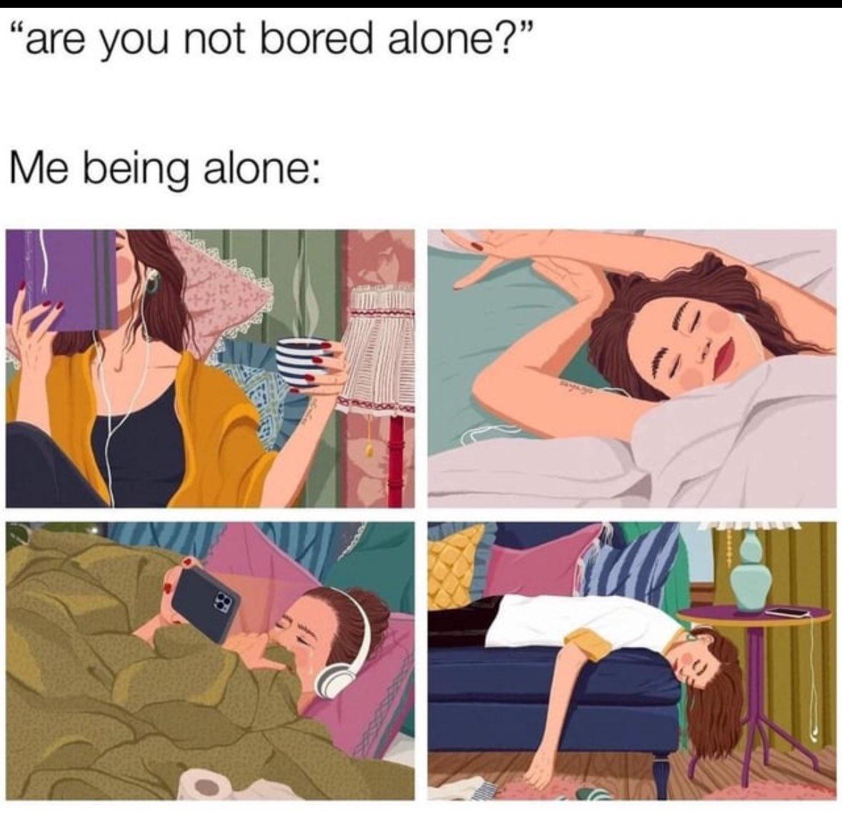 Do you like being alone every now and then?