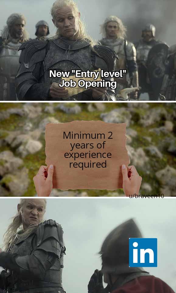 Then it isn't an entry level role