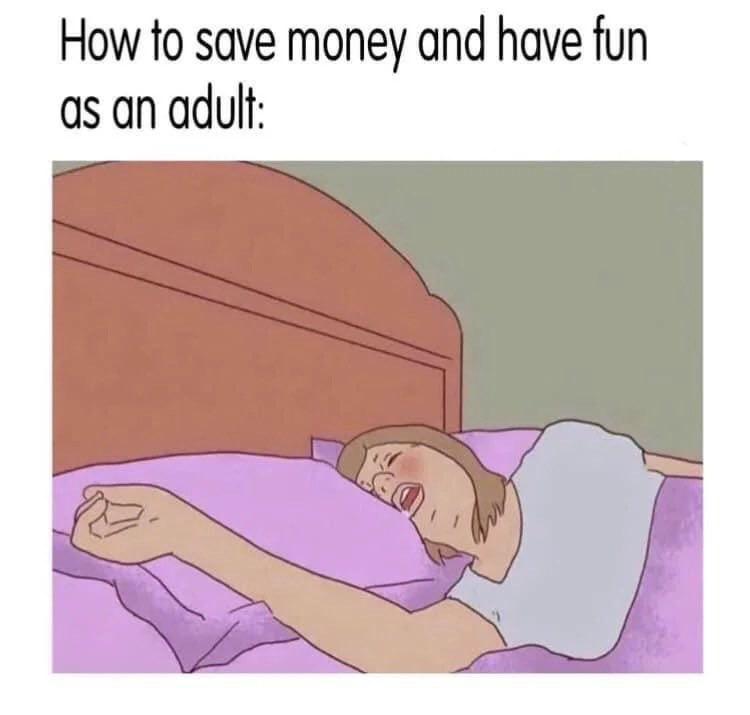 You just need to sleep af