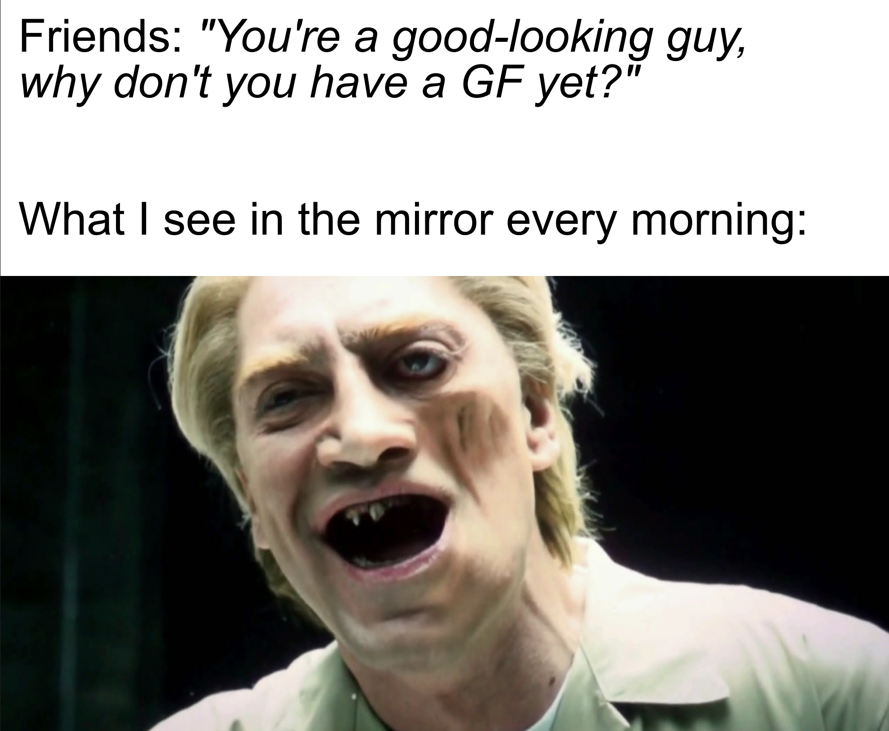 Body dysmorphia is heaps of fun.